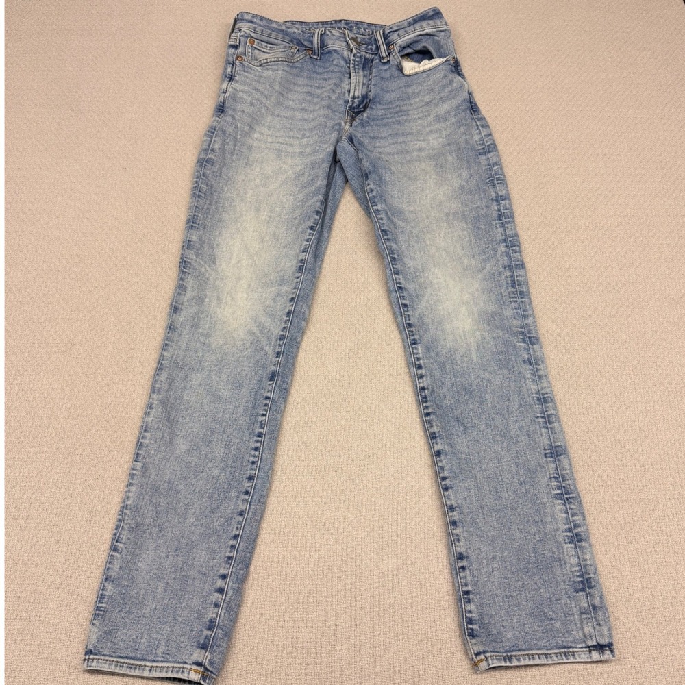 American Eagle Jeans 29x32 Light Wash Denim Slim Fit Casual 90s‎ Grunge
